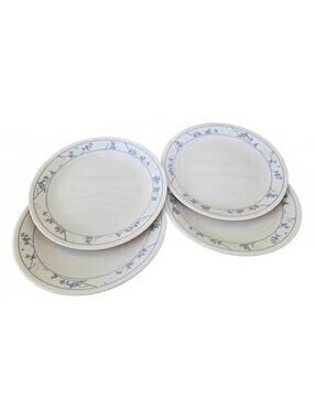 4 Corelle First of Spring Beige CorningWare 8.5" salad plates